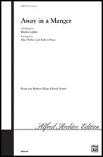 Away in a Manger SATB choral sheet music cover